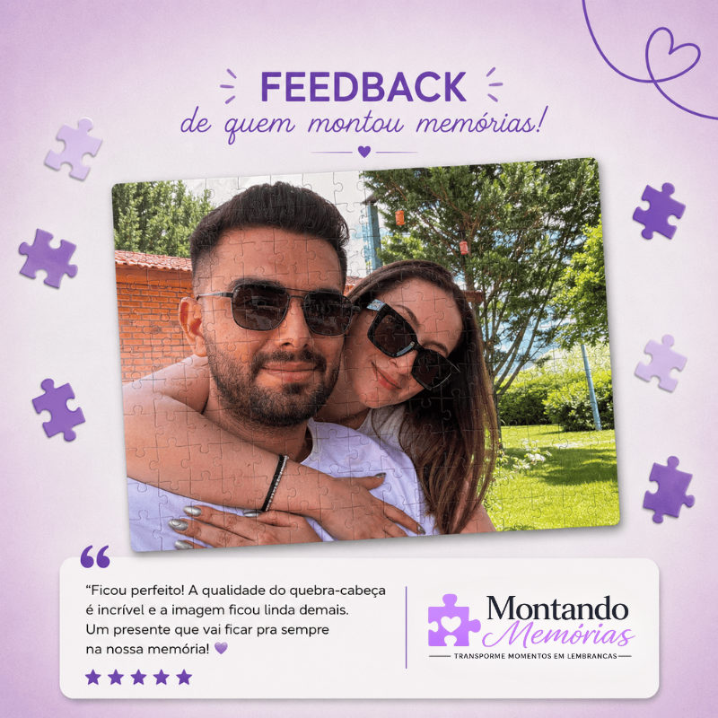 Feedback de cliente Montando Memórias 1