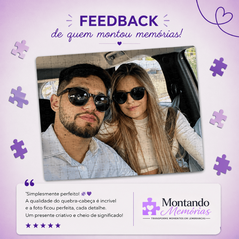 Feedback de cliente Montando Memórias 3